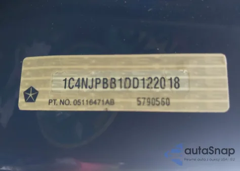 2013 Jeep Patriot Sport from USA, damaged, VIN 1C4NJPBB1DD122018